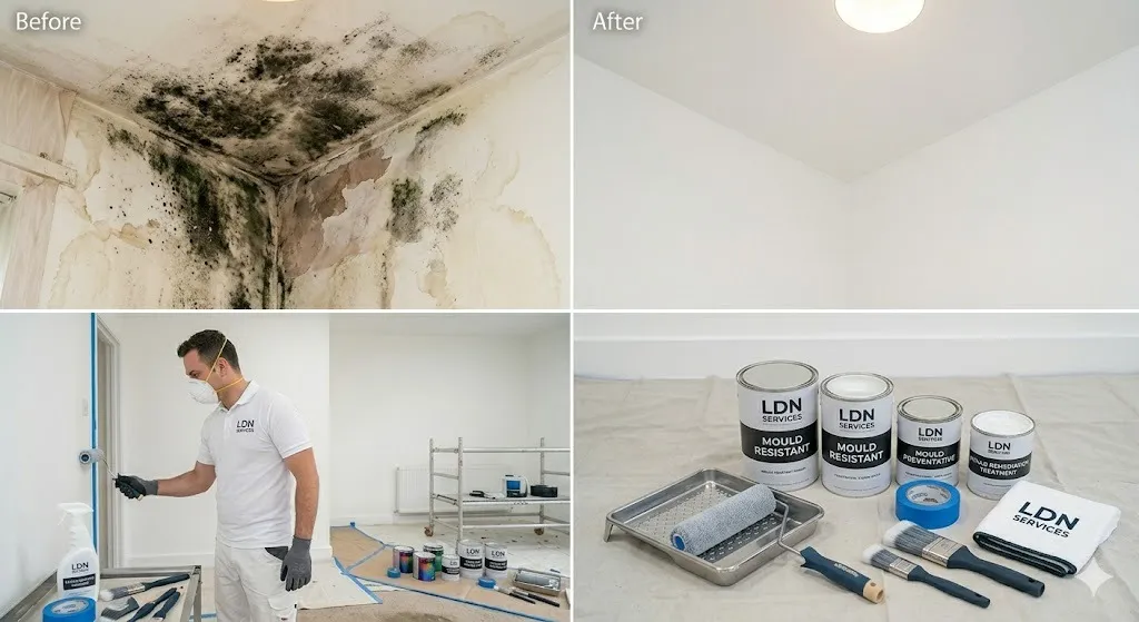 Mould Stain Painting service in London Borough of Hammersmith and Fulham - Fulham Painters
